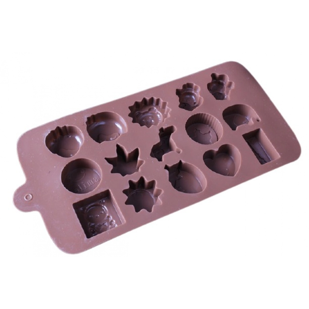 Generic Silicone Chocolate Mold (Color: Assorted)